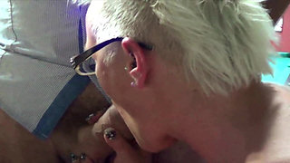 Office Sluts From France Got to Suck Cock in Threesome