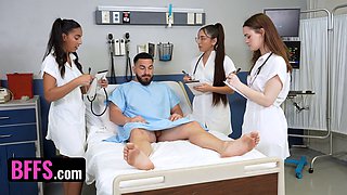 Claire Black, Three Doctors & Lucky Patient Get Hot and Heavy in Wild Group Sex Session