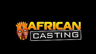 African Casting - Busty Black Bikini Babe Aces