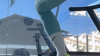 Fit Teen Bubble but Fucks Her Personal Trainer After the Gym