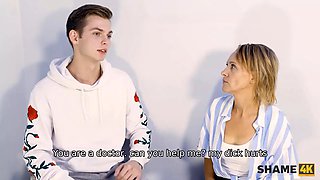 Shame4k. fellow comes up with a plan to bang the doctor and fulfills it