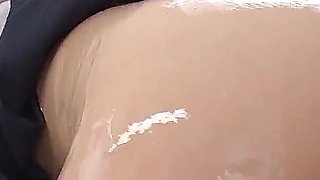 Uncensored Japanese Nuru Massage Creampie Sex with Petite Cosplay Teen 18 by Client