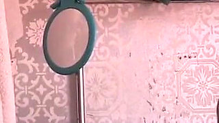 Blonde naughty solving her problems with her step-daddy in the toilet