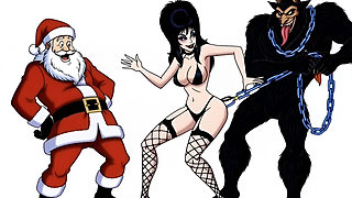 Krampus Stuffed a Butt Plug Into Elvira, the Mistress of Darkness' Ass, and Brought Her to Orgasm. a Christmas Porn Story