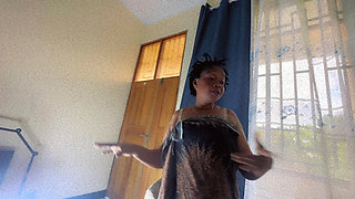 BBW Stepmom From Mombasa Twerking and Sucking My Dick