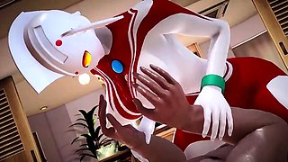 Ultrawoman Bearhug 3D Gameplay Animation