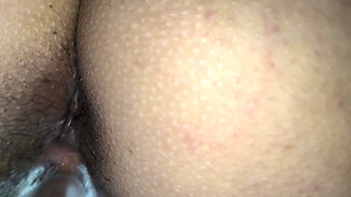 My Cuckold Rubbing His Small Cock Until Fucking Me Rough in Missionary