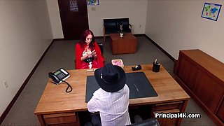 Halloween sucky fucky at the principals office