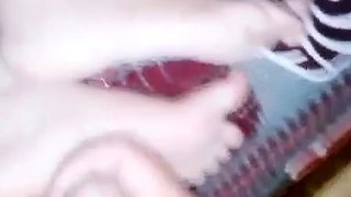 Arab Girl's Hot Milk and Feet Webcam Show