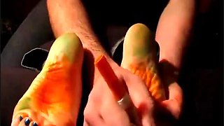 Lia s feet colored: Amateur, Fetish  Foot Fetish Porn