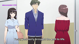 Wet Surprise During the Movie: I Couldn't Stop Moaning in the Back Row(Anime Hentai) Eng Sub