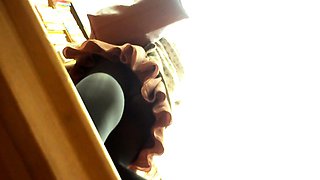 Amateur coeds voyeur fucking in public place