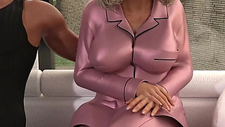 Grandma’s House 3 - Misses William Reveals She’s Nude Under the Bedsheet
