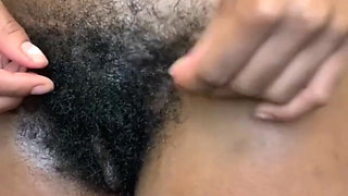 Flashing My Extreme Hairy Pussy Growing Stage