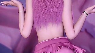 3D Cute Asian Babe Dance for You