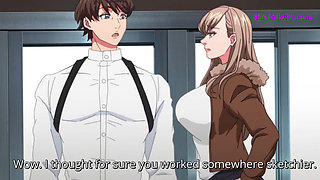 After Closing Time: A Hard Ride with My Coworker - Anime Hentai, ENG Sub