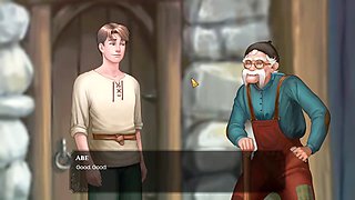 Big boob sex animation with a focus on the bum