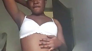 Slow Striptease and Dripping Dildo Fuck and Squirt