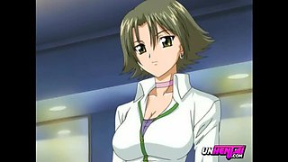Shy Virgin Boy Gets Taught How To Fuck By Busty Stepsister - Uncensored Hentai
