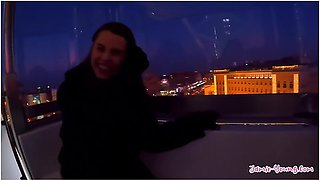 Cute Petite Girl Rides Big Cock! Budapest Sex Vlog - Nico Nice And Jamie Young