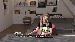 Sexy nurse in a doctor exam with some animated fun