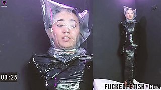 HD Moni Lee First Mummification Breath Play Bag Swimcap