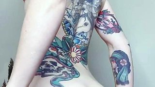 Small titted redhead amateur riding penis in close up