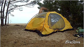 How To Set Up A Tent On The Beach Naked. Video Tutorial