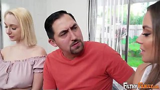 Filthy Family Orgy - Hot Teens & MILFs Kenzie Reeves, Brooklyn Chase, Skylar Vox Fuck Hard