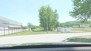 Desperate Panty Wetting Golden Shower Mouth Piss in My New Car