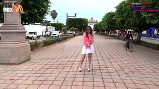 Horny Latina MILF Fucks Stranger in Public - Big Tits & Big Ass on Display