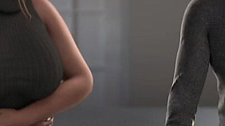 MILF Landlady Caught Her Pervert Tenant Sniffing Her Used Panties - Blacked House Ep09 3D Porn Game