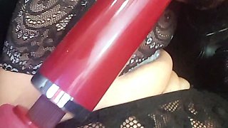 Cute blonde with big boobs solo