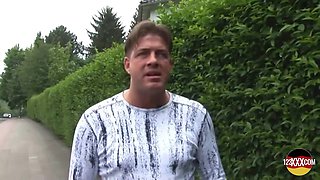Blonde MILF with Glasses Wants Him There and Now