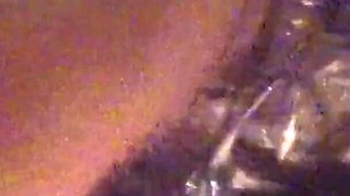 Anal fisting in the gynochair from her perspective