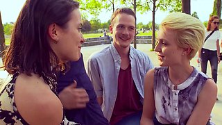 Flo and Hanna German babes sharing boyfriends