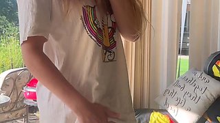 2023 August Tiktok Evasummers15 Striptease Petite PAWG Blonde