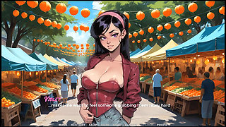 My New Girlfriend [ Taboo Hentai Game ] Ep.23 Caught Giving a Handjob in the Back Alley!