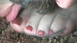 Nylon foot cum