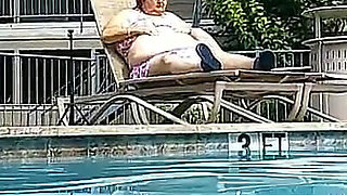 Nurse Vicki Models Her New Bikini by Pool Flashes You Then