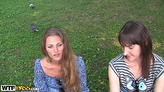 Myra in slut gets fucked in the park by a horny guy
