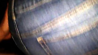 American Brunette in Jeans Cums on Webcam