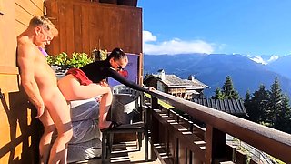 Public Flashing Gardener Gets BDSM Surprise