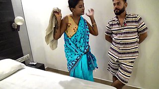 Two Friends Seduced Their Beautiful House Maid and Made a Hardcore Threesome Fucking Session.