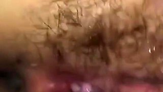 Hairy Asian Pussy Close up