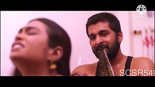 Desi Telugu maid fucked while watching cricket