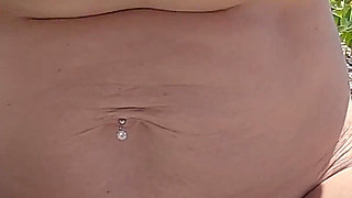 Wife Plays with Her Pussy at The Beach