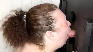 Glory Hole Blowjobs and Brunettes