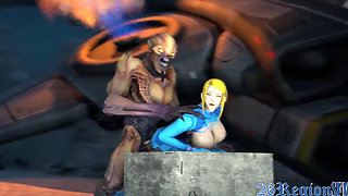 SAMUS AND UNKNOWN PLANET 1