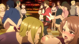 Massive Pussy Licking and More Cum on First Swinger Party for Busty Babe